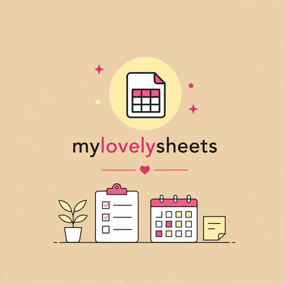 Family Calendar Excel templates - myLovelySheets
