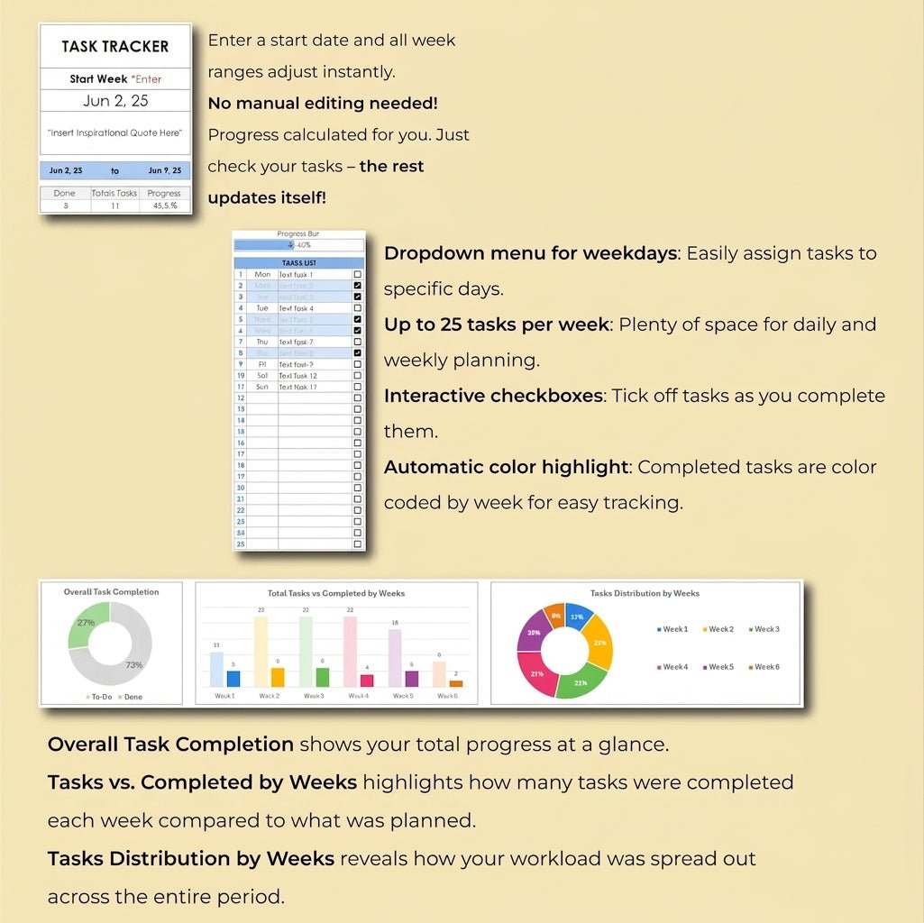 Excel Task Tracker